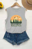 Olympic National Park Print Tank Top