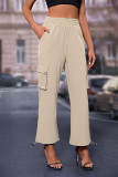 High Waist Pockets Cargo Pants 