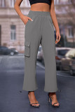 High Waist Pockets Cargo Pants 