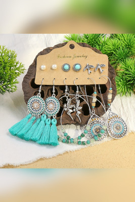 Boho Shell and Sea Turtle Earrings Set MOQ 5pcs