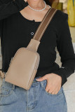 Plain PU Woven Strap Sling Bag MOQ 3pcs