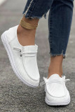 Plain Textured Surface Flat Shoes 