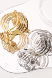 Golden and Silver Twist Alloy Bracelet 