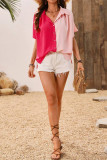 Colorblock Button Up Shirt 
