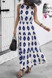 Sleeveless Tiered Printed Maxi Dress 