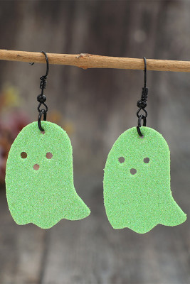 Halloween Ghost Leather Earrings