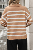 Stripes Knitting Sweater 