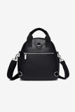 PU Leather Zipper Design Hand Bag