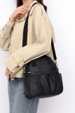 PU Leather Zipper Design Hand Bag