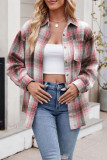 Button Up Plaid Long Sleeves Shirt 