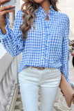 Plain Button UP Puff Sleeves SHirt 
