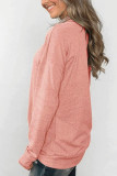 Funnel Neck Plain Sweatshirt 