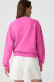 Bonbon Solid Drop Shoulder Terry Sweatshirt