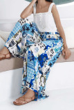 Bohemia Printed Wide Leg Pants 