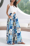 Bohemia Printed Wide Leg Pants 