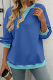 Oversized Colorblock Sweatshirt 