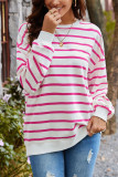 Oversized Stripes Sweatshirt 