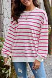 Oversized Stripes Sweatshirt 