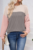 Colorblock Splicing Sweatshirt 