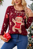 Christmas Pattern Knitting Sweater 