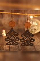 Christmas Wooden Earrings 