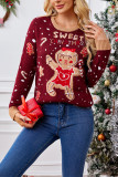 Christmas Pattern Knitting Sweater 