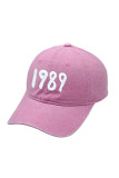 1989 Embroidery Washed Baseball Cap 