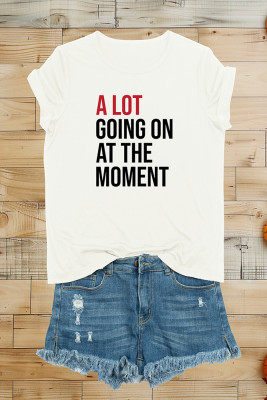 A Lot Going on at the Moment Print Graphic Top