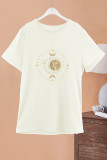 Mystic Moon And Sun Print Graphic Top