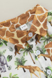 Boys Giraffe 2PCS Short Set 