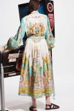 Bohemia Style Puff Sleeves Dress 