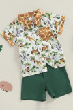 Boys Giraffe 2PCS Short Set 