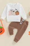 Girls Halloween Ghost 2PCS Set