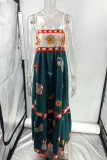 Printed Spaghetti Maxi 