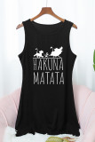 Friend Squad Print Tank Dress