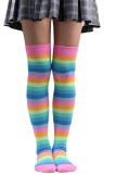 Colorful Rainbow Cosplay Stocking 
