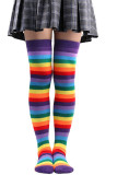 Colorful Rainbow Cosplay Stocking 