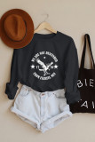 CozyMy Eagle Lovers Print Sweatshirt