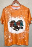 CozyMy Mama Tried Aztec Cowhide Leopard Heart Graphic Tee