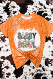 CozyMy Sassy Little Soul Bleached Print Graphic Tee