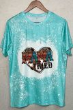 CozyMy Mama Tried Aztec Cowhide Leopard Heart Graphic Tee