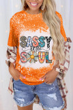 CozyMy Sassy Little Soul Bleached Print Graphic Tee