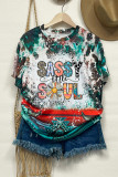 CozyMy Sassy Little Soul Bleached Print Graphic Tee