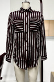 Black Stripes Long Sleeves Shirt 