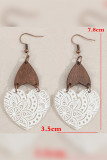 Heart Shape Acrylic Earrings 