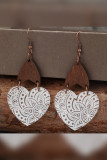 Heart Shape Acrylic Earrings 