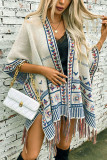 Vintage Knitting Tassel Cover Up 