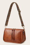 PU Leather Bohemia Strap Crossbody Bag 