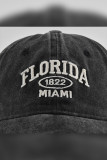 Florida Miami Embroidery Retro Baseball Cap 