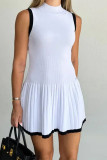 Sleeveless Smocked Tank Dress 